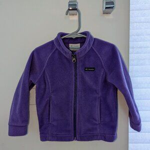 Columbia: toddler girls fleece full zip size 3T